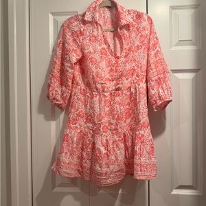 Zara printed mini dress